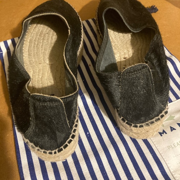 Manebi espadrilles in black cow hide. Size 10 - Picture 7 of 7